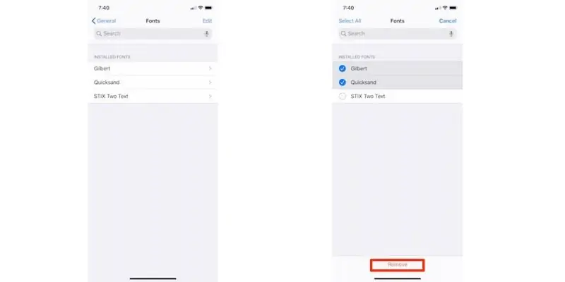 آموزش نصب و استفاده از فونت جدید در iOS 13 و iPadOS