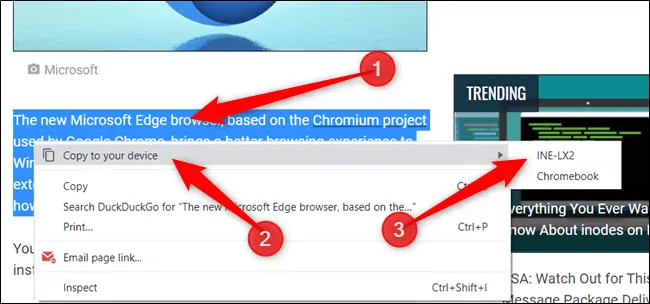 آموزش استفاده از Clipboard Sharing در گوگل کروم