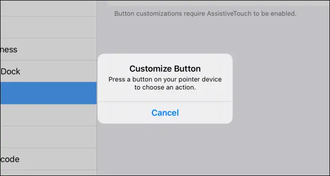 آموزش استفاده از دکمه‌های مختلف موس و تغییر کارکرد آن در iPad