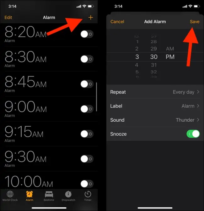 آموزش ایجاد یادآوری‌های تکراری ساعتی در اپ Reminders و Clock آیفون و آیپد