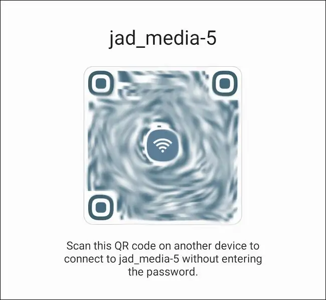 آموزش اشتراک‌گذاری رمز عبور وای-فای با QR Code در اندروید
