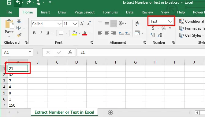 چگونه اعداد موجود در جملات را از سلول‌های Excel استخراج کنیم؟