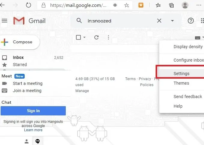 افزایش مدت زمان قبل از ارسال قطعی ایمیل در Gmail