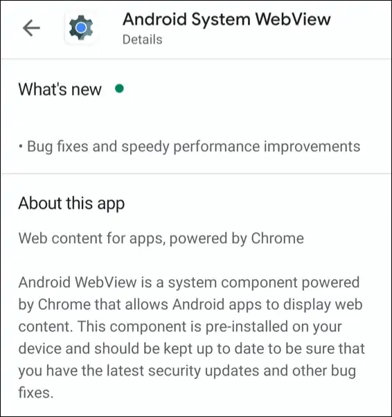 اپ Android System WebView چیست و چرا باید آن را همیشه آپدیت کرد؟