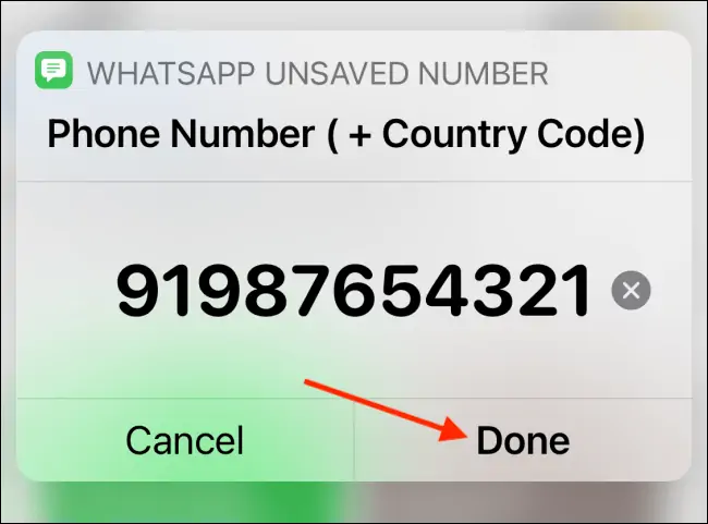 چگونه در اپ واتس‌اپ برای آیفون بدون ثبت شماره موبایل افراد، پیام بفرستیم؟