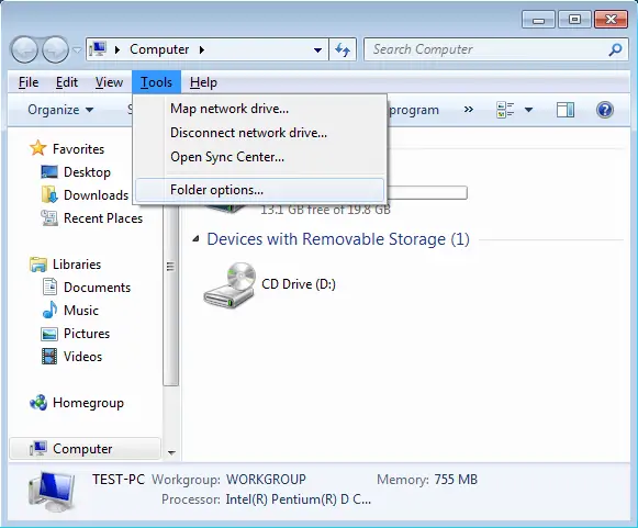 آموزش تغییر پسوند فایل در ویندوز ۱۰ و ویندوز ۷ و ویندوز XP