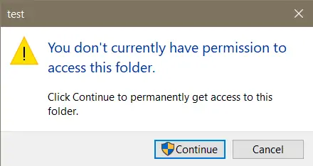 سه راه برای رفع ارور دسترسی به فولدر یا You Don’t Have Permission to Access this folder