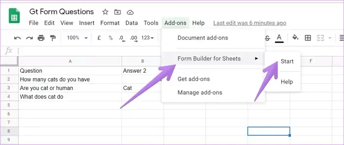 آموزش ۲ روش وارد کردن سوالات از Sheets در فرم‌های آنلاین Google Forms