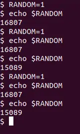 مشکل عمومی الگوریتم‌های ایجاد عدد تصادفی و استفاده از متغیر RANDOM در Bash