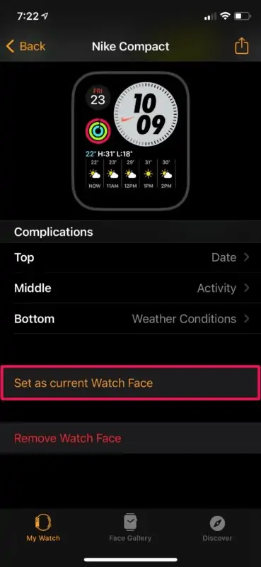 آموزش ست کردن صفحه ساعت اپل واچ از طریق آیفون