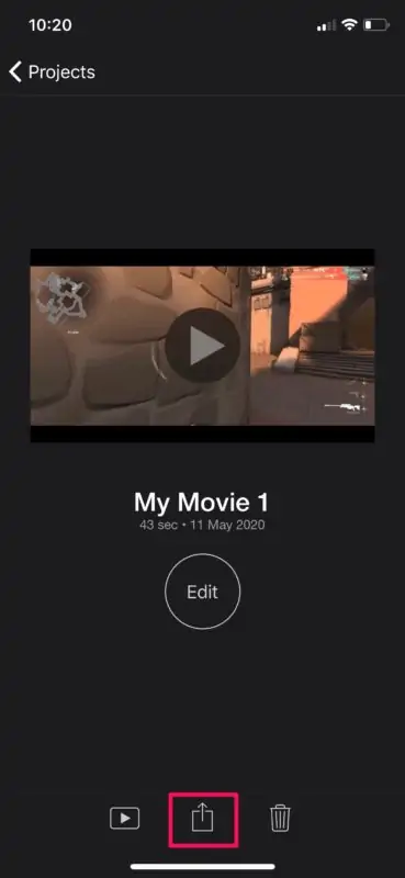 آموزش به هم چسباندن ویدیو در آیفون و آیپد با اپ رایگان iMovie