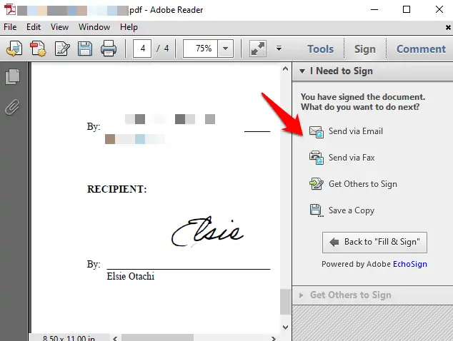 آموزش امضا کردن فایل‌های PDF به کمک Adobe Reader و همین‌طور نسخه آنلاین آن