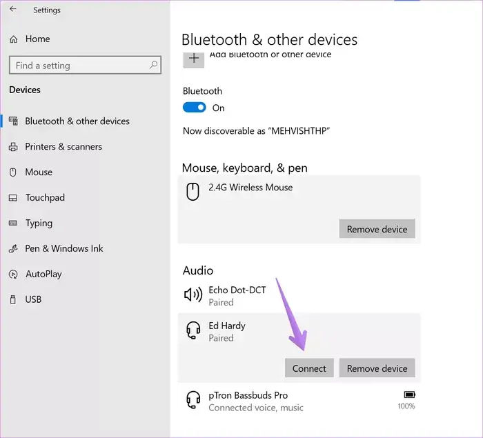 راهنمای تنظیمات مختلف Bluetooth و استفاده از آن در ویندوز ۱۰