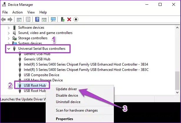 چگونه ارور USB Device not recognized حین اتصال وسایل USB به کامپیوتر را حل کنیم؟