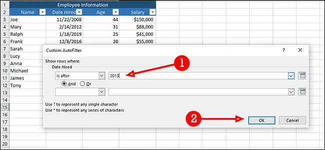 آموزش مرتب‌سازی و فیلتر کردن داده‌های جدول در Excel