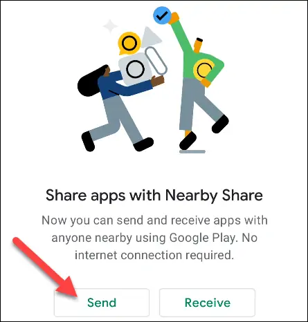 آموزش ارسال بازی و اپ با Nearby Share اندروید و همین‌طور اشتراک‌گذاری لینک آن
