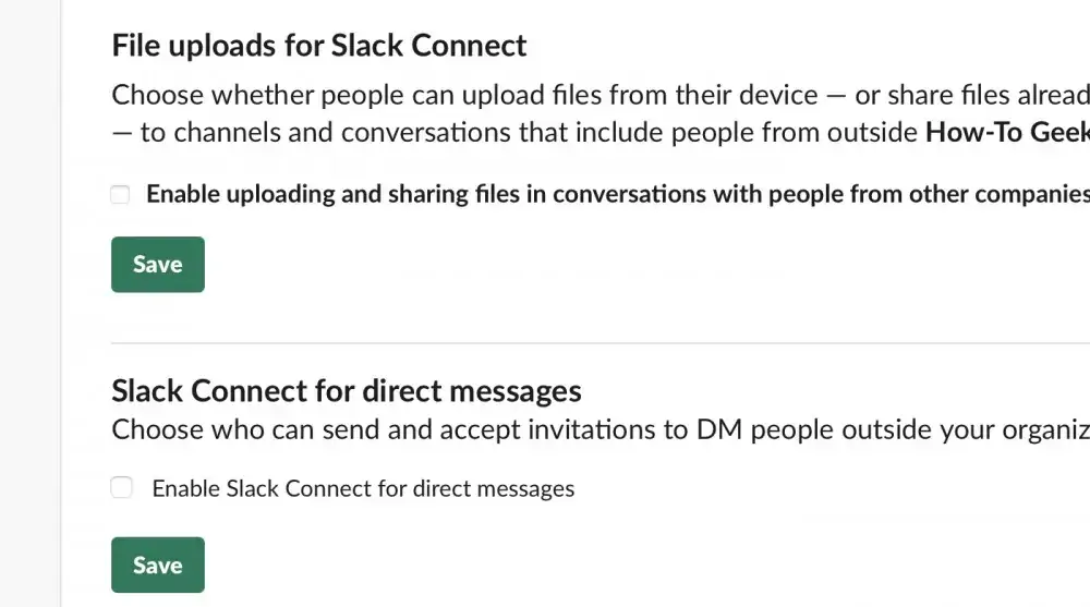 آموزش غیرفعال کردن Slack Connect و محدود کردن آن