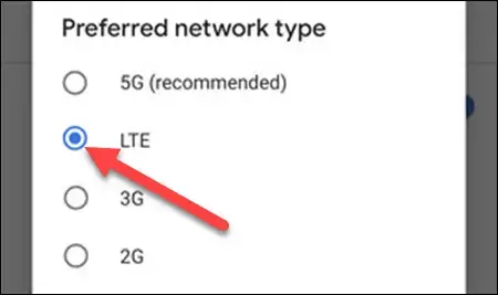 چگونه اینترنت 5G را برای افزایش عمر باتری در اندروید غیرفعال کنیم؟