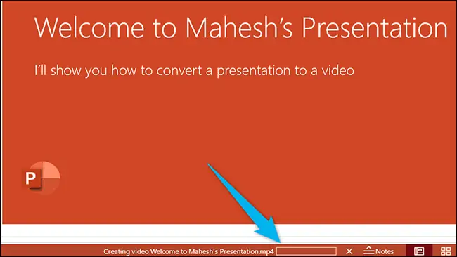 آموزش تبدیل فایل پاورپوینت به ویدیو توسط نرم‌افزار PowerPoint