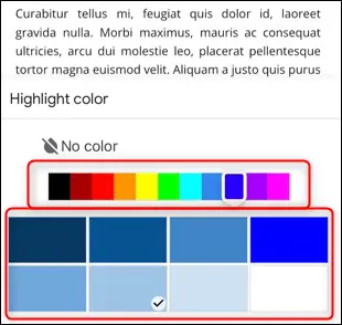آموزش هایلایت یا رنگی کردن پس‌زمینه‌ی متن در Google Docs