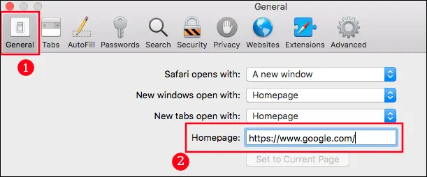 روش تغییر صفحه خانه در Safari اپل و باز کردن خودکار آن