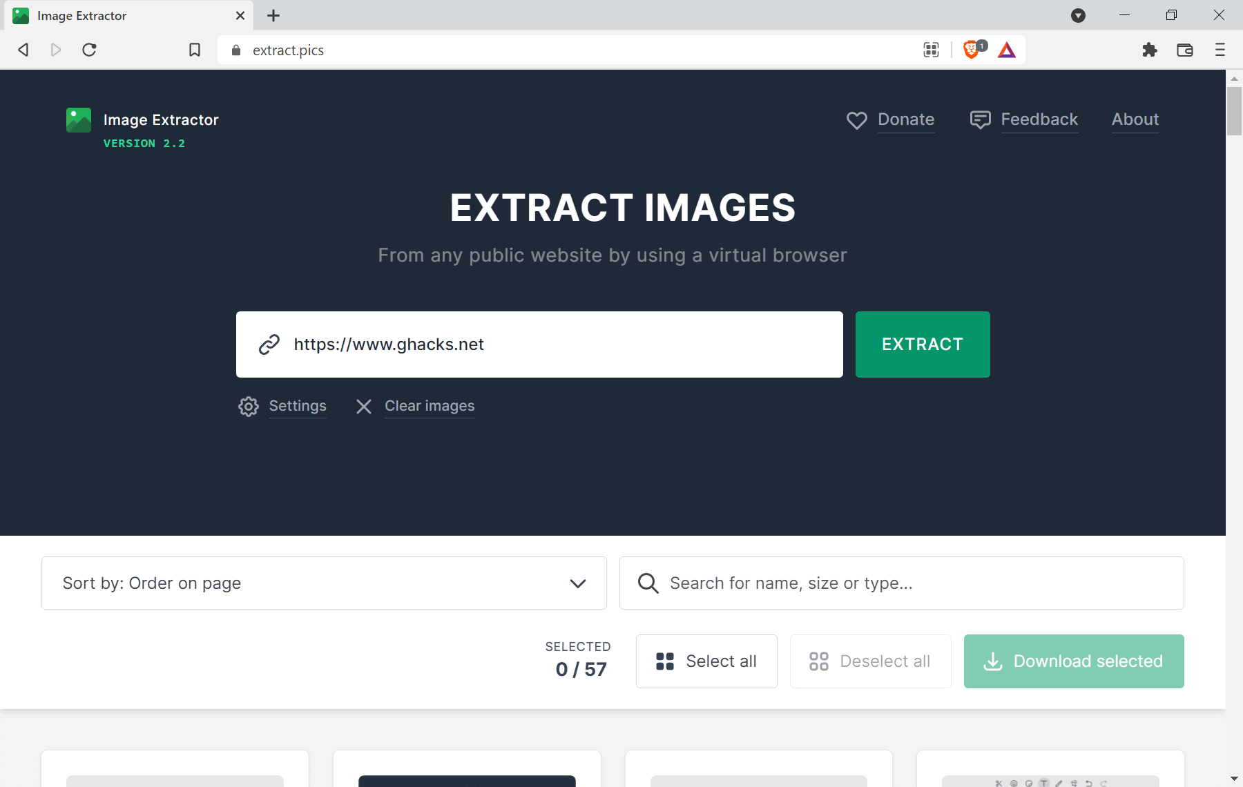 آموزش دانلود همه عکس‌های سایت‌ها با Image Extractor