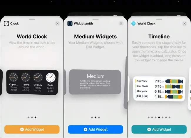 قرار دادن ساعت روی صفحه اصلی گوشی ایفون با ویجت‌های متنوع