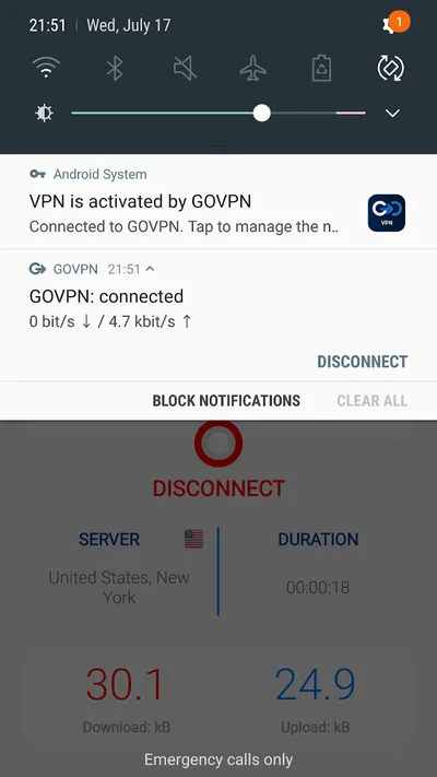 دانلود GO VPN لینک مستقیم، GO VPN 1.9.4