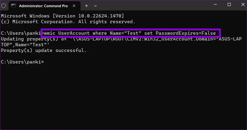 رفع مشکل تغییر رمز ویندوز 11 به صورت اجباری