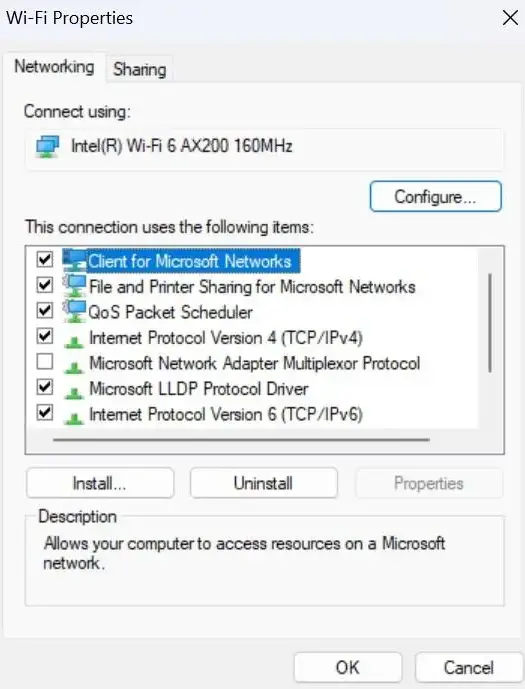 راه های رفع مشکل No Internet Secured در ویندوز 11 و 10