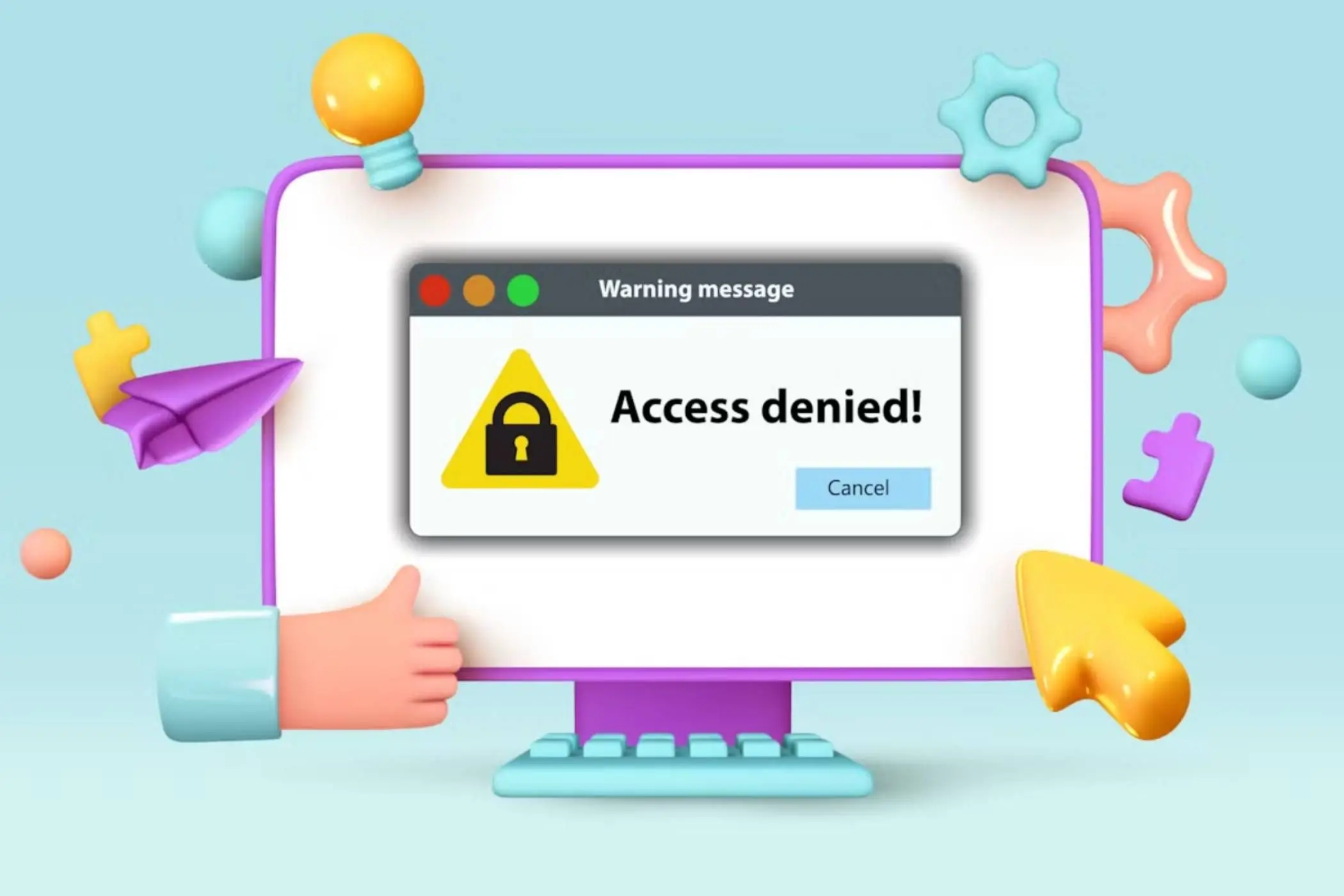 روش های رفع ارور Access denied در ویندوز 11