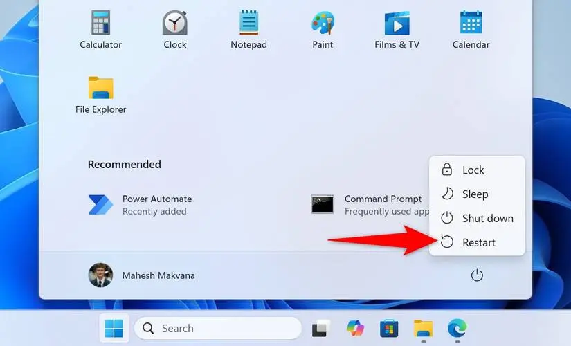 آزاد کردن رم در ویندوز با ریستارت و بستن اجباری به کمک Task Manager