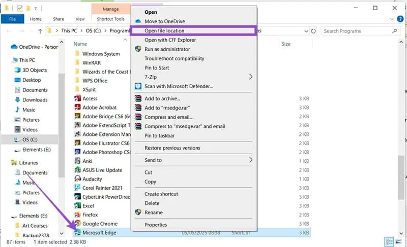 روش حذف کامل Microsoft Edge در ویندوز 11 و 10