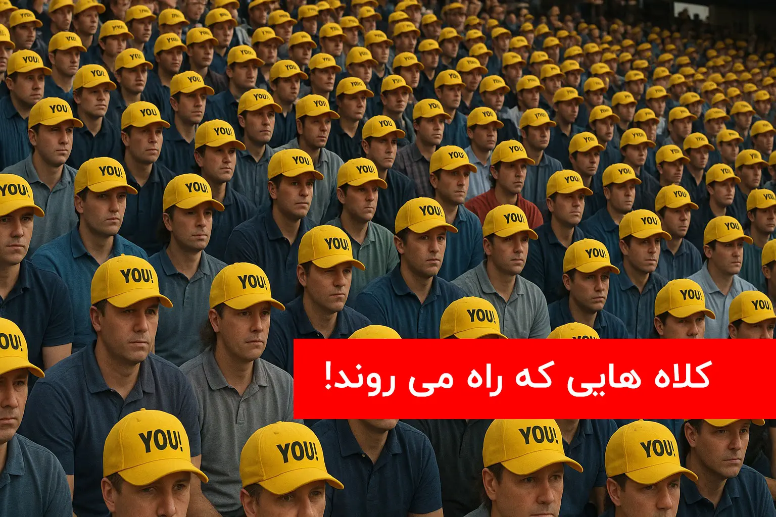 کلاه هایی که راه می روند و تبلیغ می کنند!