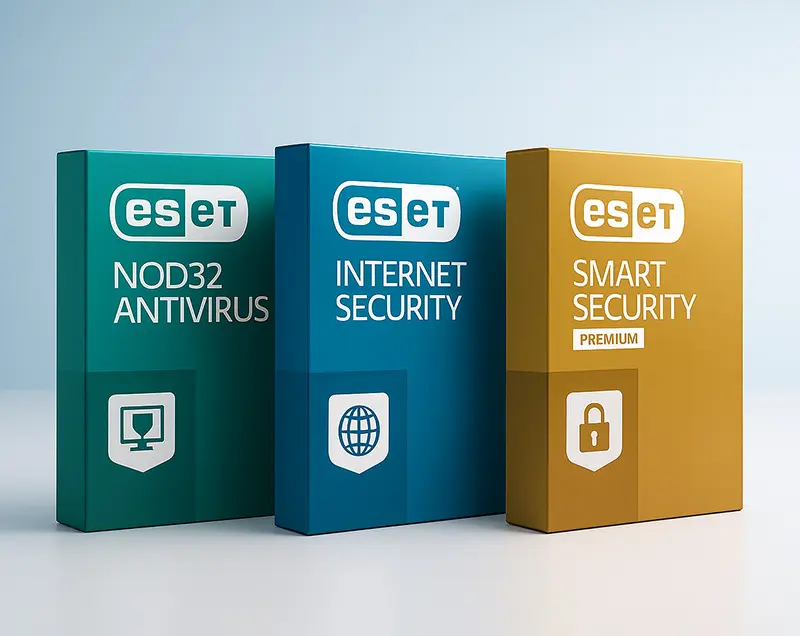 نسخه‌های مختلف آنتی‌ویروس ESET برای کاربران خانگی