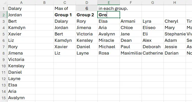 آموزش تابع SEQUENCE در اکسل برای شماره گذاری پویا
