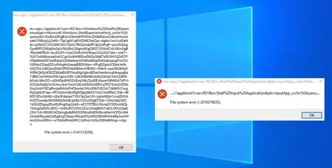 آموزش کامل رفع ارور File System Error 2147219196