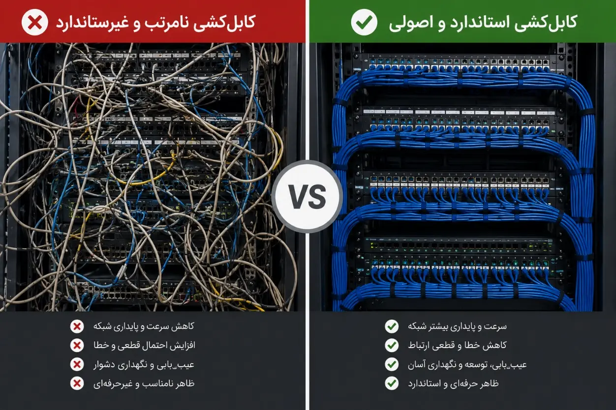 هزینه و تعرفه اجرای پسیو شبکه در سال 1405؛ همهچیز قبل از قرارداد با پیمانکار