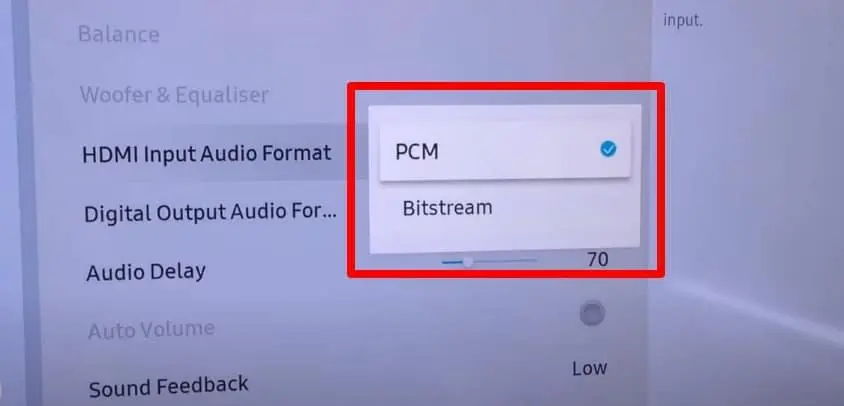 بهترین کیفیت و تنظیم صدای ساندبار برای تلویزیون PCM است یا Bitstream؟