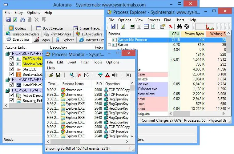 ۳ ابزار Sysinternals مایکروسافت که هر کاربر ویندوز باید بشناسد