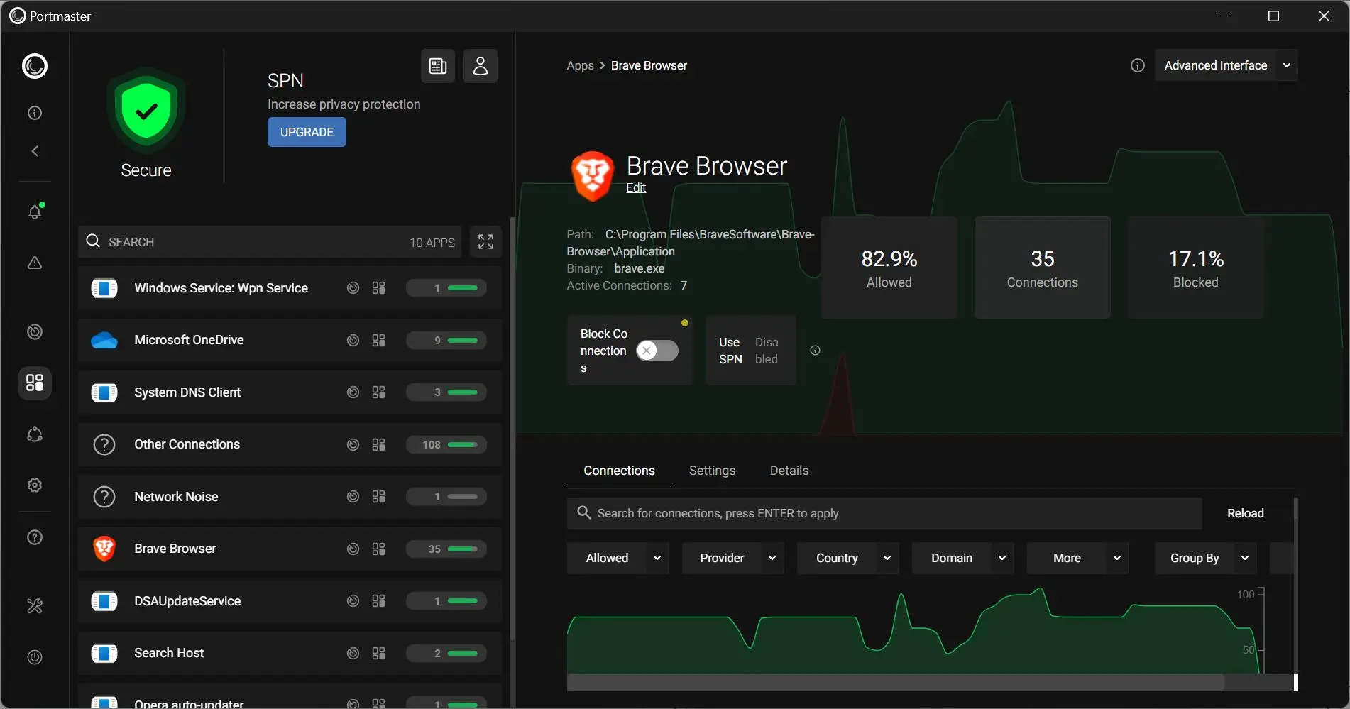 بهترین فایروال برای ویندوز ۱۱؛ بررسی Portmaster و روش کنترل اینترنت برنامهها