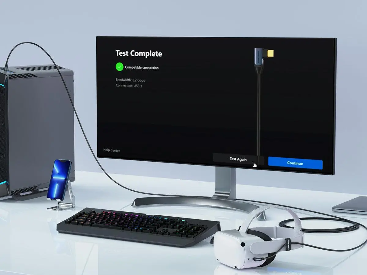 ۵ کاربرد پورت USB-C در Meta Quest؛ اجرای PC VR، انتقال فایل و اتصال تجهیزات جانبی