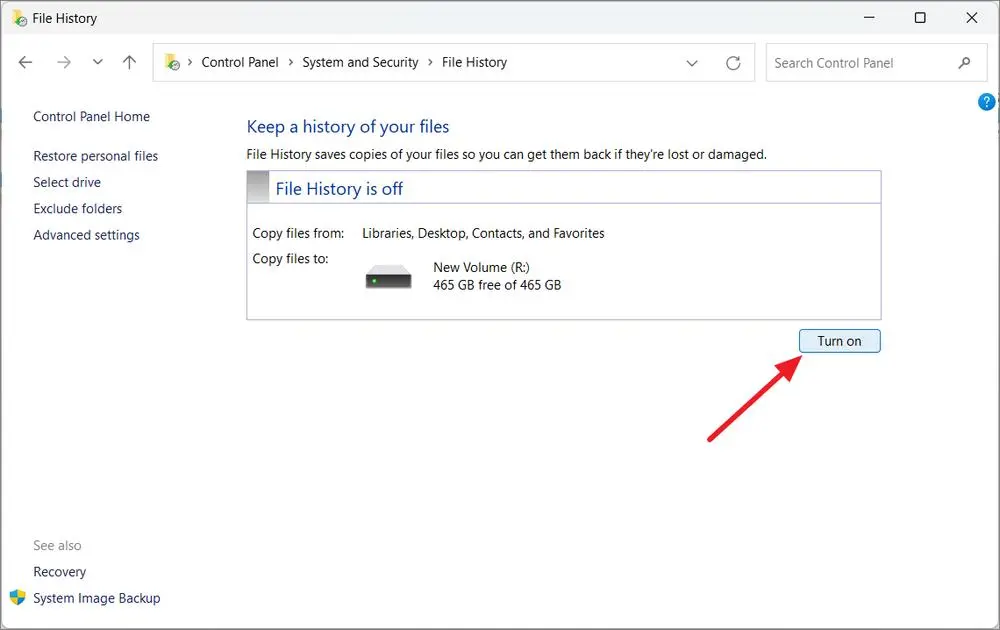 آموزش File History در ویندوز؛ بازیابی فایل حذف‌شده و نسخه‌های قبلی