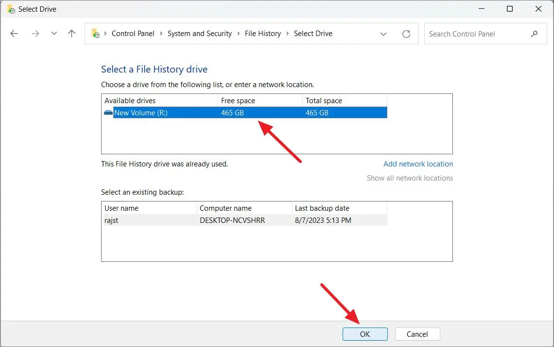 آموزش File History در ویندوز؛ بازیابی فایل حذف‌شده و نسخه‌های قبلی