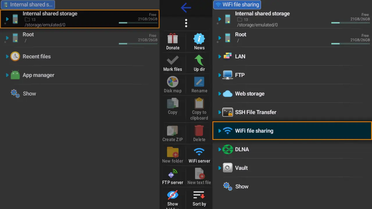 تبدیل گوشی قدیمی به سرور فایل و NAS خانگی با وای‌فای