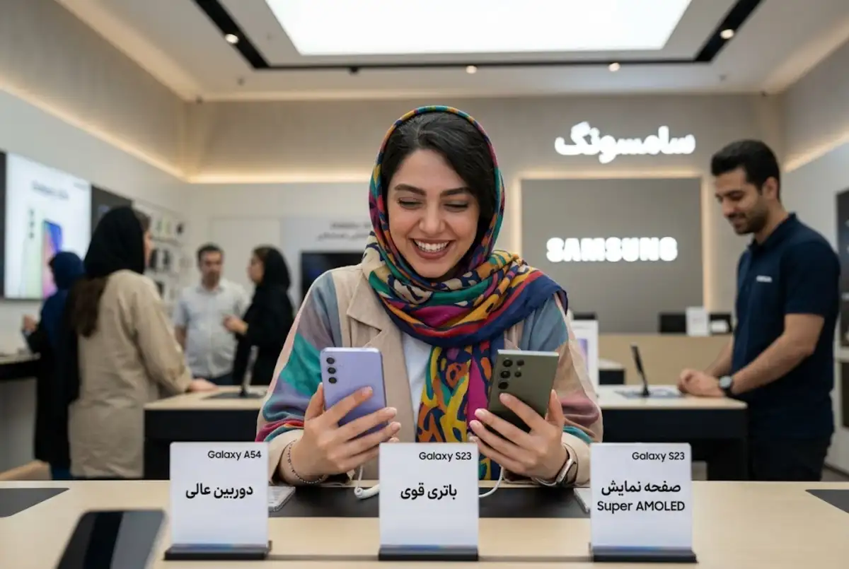 گوشی سامسونگ را فقط با بررسی قیمت نخر