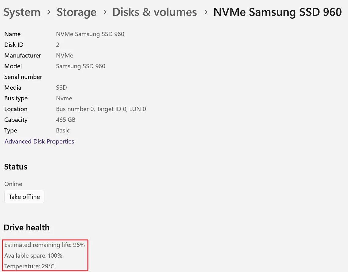 چگونه سلامت SSD NVMe را در ویندوز ۱۱ بررسی کنیم؟