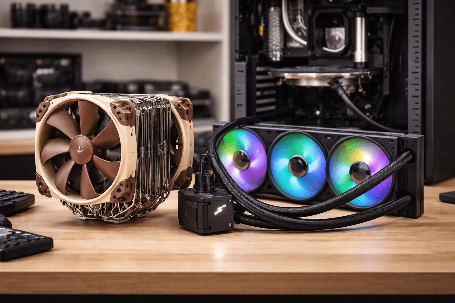خنک کننده مایع یا بادی؟ راهنمای انتخاب بهترین خنک کننده CPU