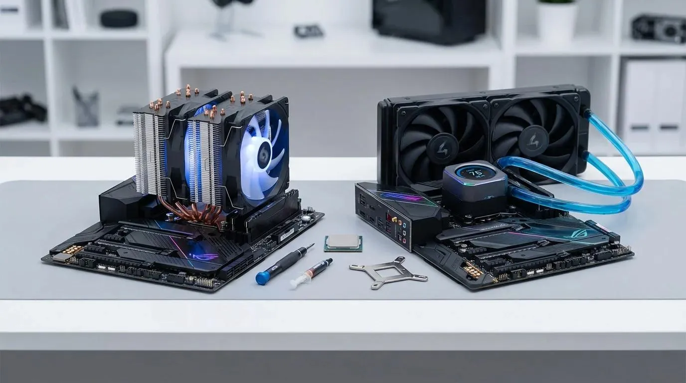 خنک کننده مایع یا بادی؟ راهنمای انتخاب بهترین خنک کننده CPU