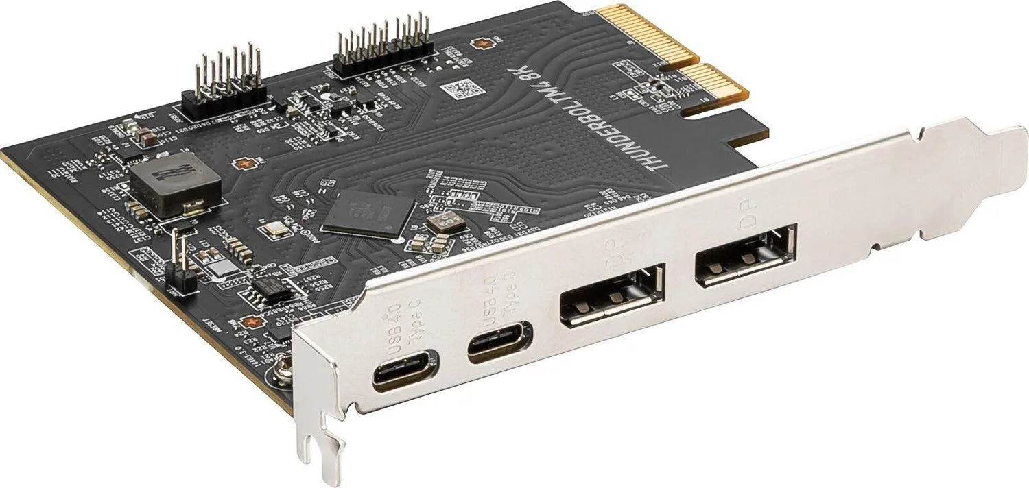 افزودن Thunderbolt 4 به مادربورد؛ بررسی USB-C و کارت توسعه PCIe